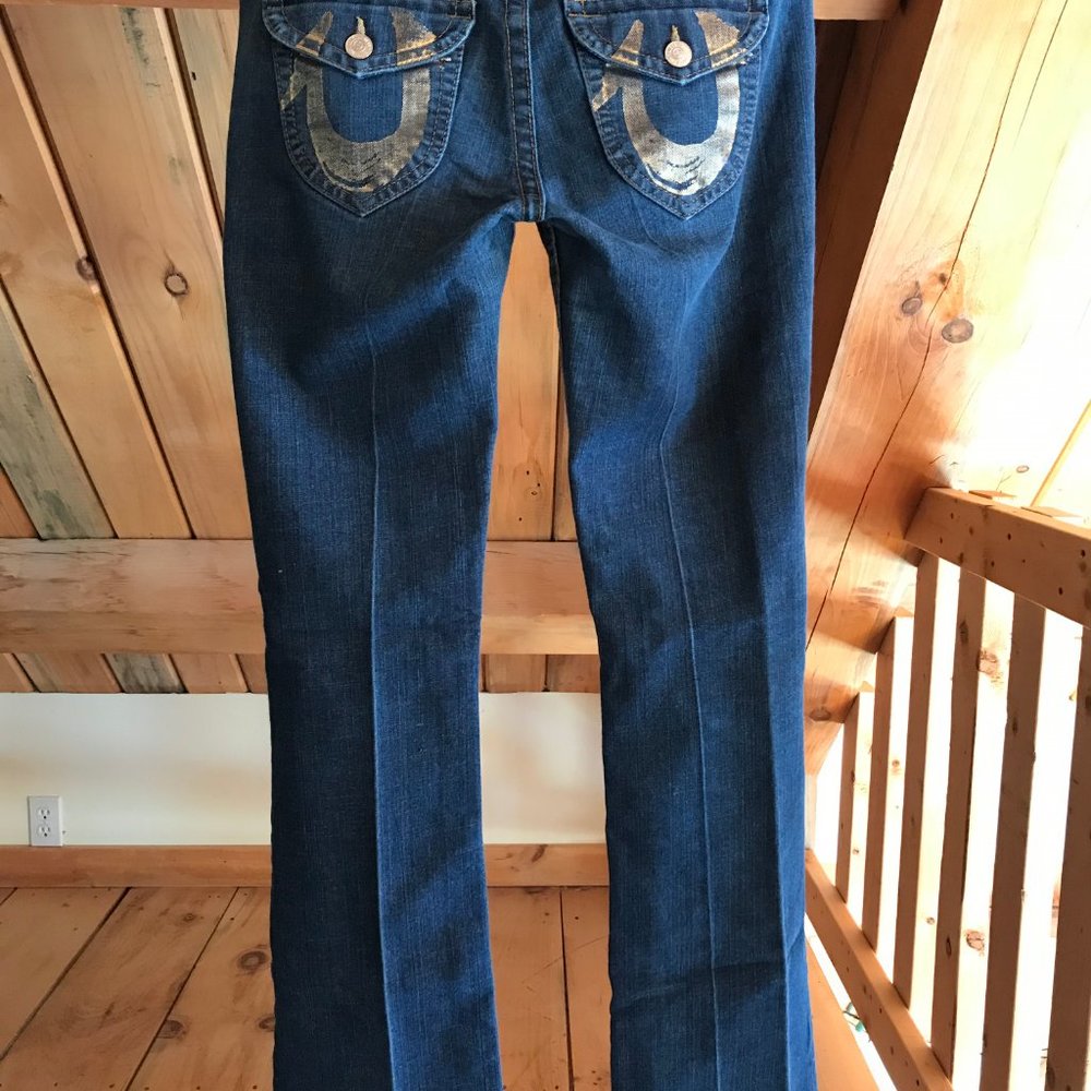 True Religion Becky Jeans w/ Gold Pocket Logo